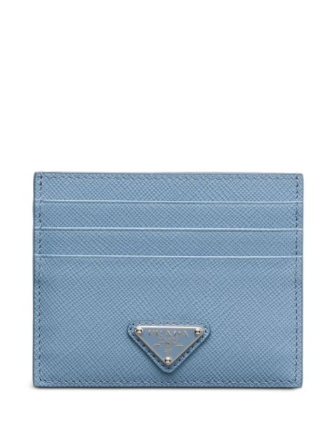 Prada textured cardholder - Blue