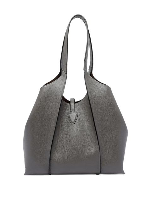 Tod's T-clasp leather tote bag - Grey - zdjęcie produktu nr 2