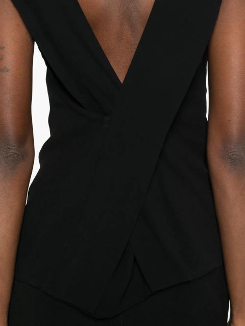 Moschino sleeveless blouse - Black
