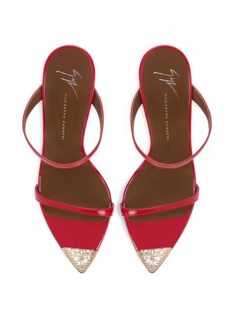 Giuseppe Zanotti Intriigo Jewelry metal-detail sandals - Red
