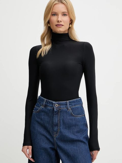 Guess body EVELINE kolor czarny z golfem O5GM10 KCDE0 - zdjęcie produktu nr 1