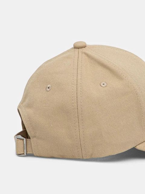 BOSS czapka z daszkiem bawełniana kolor beżowy z aplikacją 50519889 - zdjęcie produktu nr 2