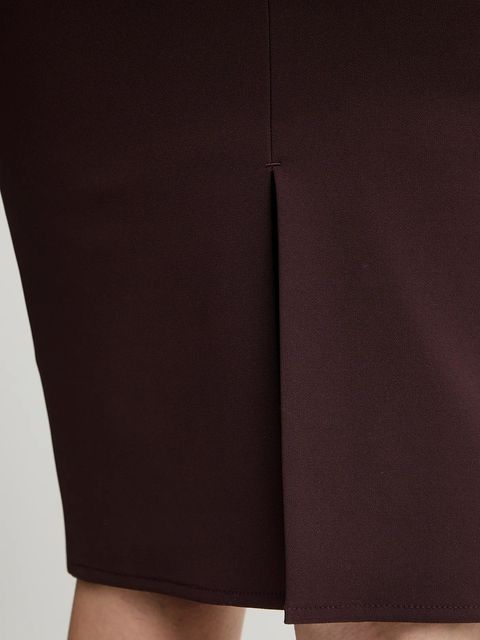 Elisabetta Franchi sukienka kolor bordowy mini dopasowana AB80557E2