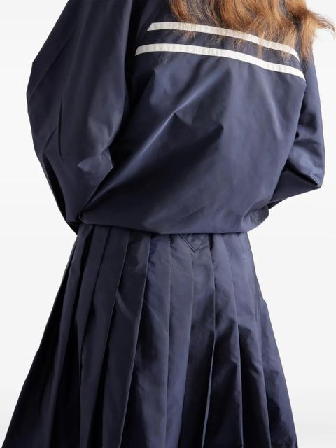 Prada Re-Nylon pleated mini skirt - Blue