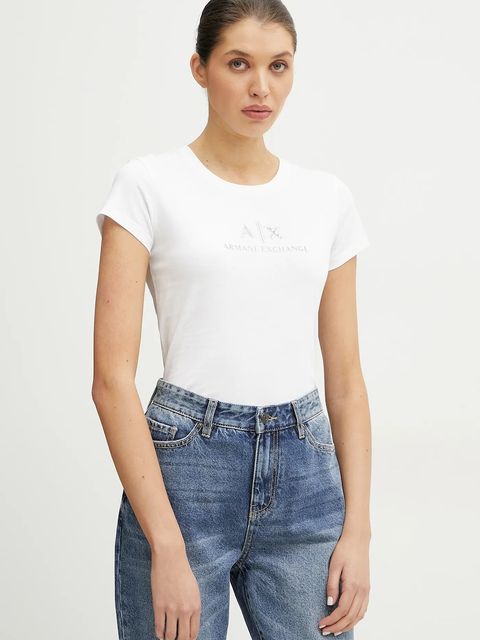 Armani Exchange t-shirt bawełniany - zdjęcie produktu nr 2