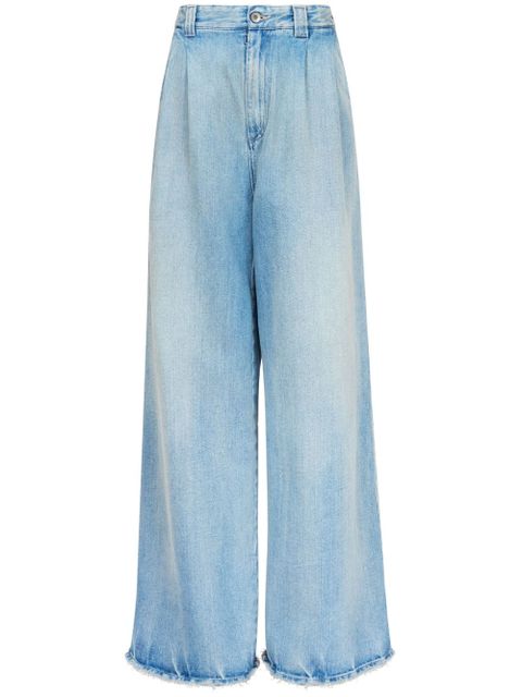 Maison Margiela cotton wide-leg jeans - Blue - zdjęcie produktu nr 1