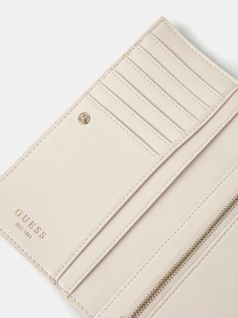 Guess portfel damski kolor beżowy RW1733 P5201