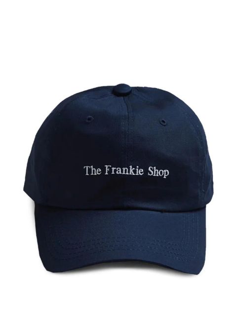 The Frankie Shop embroidered logo baseball hat - Blue - zdjęcie produktu nr 1