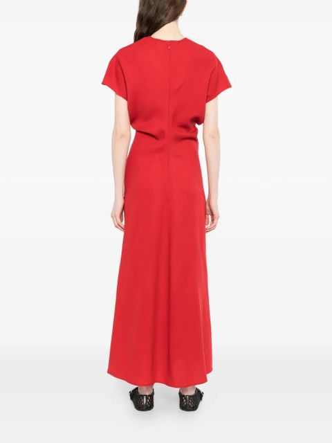 TOTEME slouched-waist dress - Red