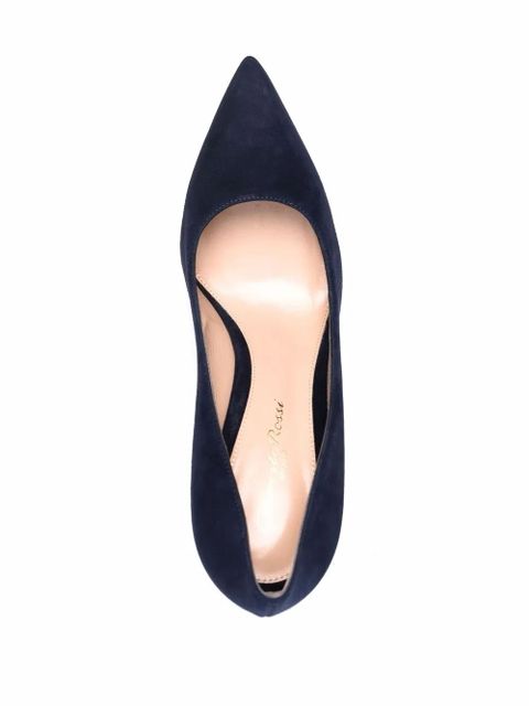 Gianvito Rossi Gianvito 85mm suede pumps - Blue
