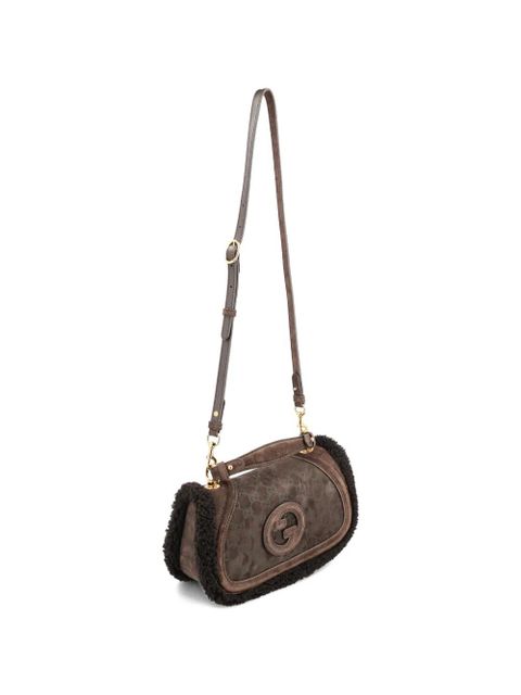 Gucci logo-plaque tote bag - Brown