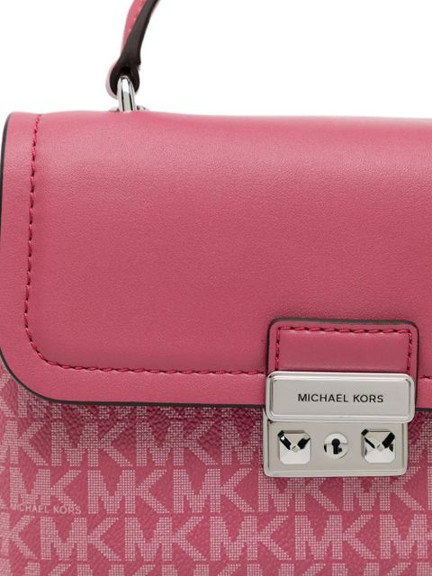 Michael Kors Tribeca Extra-Small Signature Logo Satchel - Pink