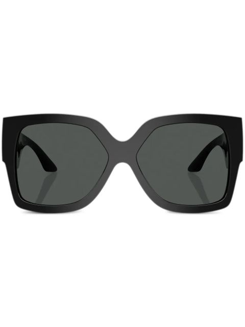 Versace Eyewear Greca oversize-frame sunglasses - Black - zdjęcie produktu nr 1