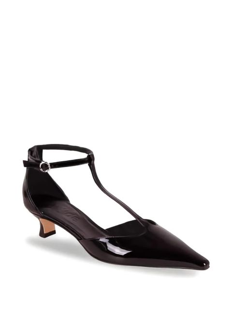 Aeyde 25mm Roda T-strap point-toe pumps - Black - zdjęcie produktu nr 2