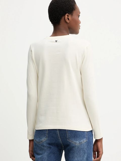 Weekend Max Mara longsleeve ALIAS kolor beżowy 2525946042600