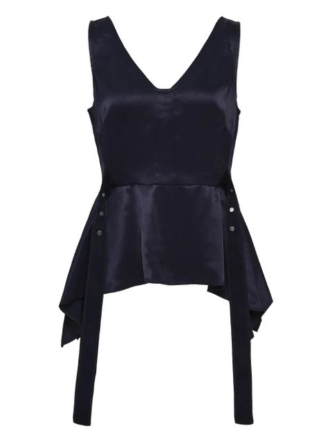 3.1 Phillip Lim v-neck top - Blue - zdjęcie produktu nr 1