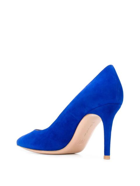 Gianvito Rossi 105 pointed pumps - Blue
