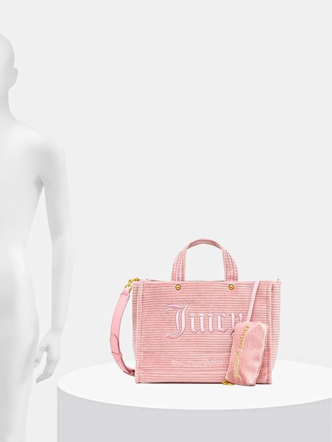 Juicy Couture torebka Iris Velvet kolor różowy BIJIR8941WC9