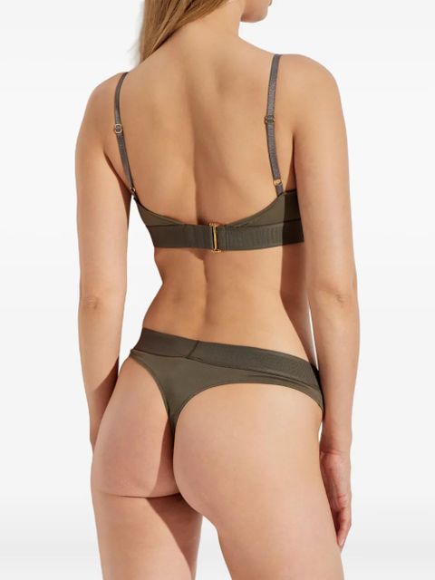 TOM FORD logo-embellished thong - Green