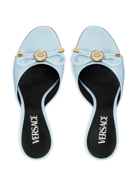 Versace 85mm Opera Bow stiletto-heel sandals - Blue