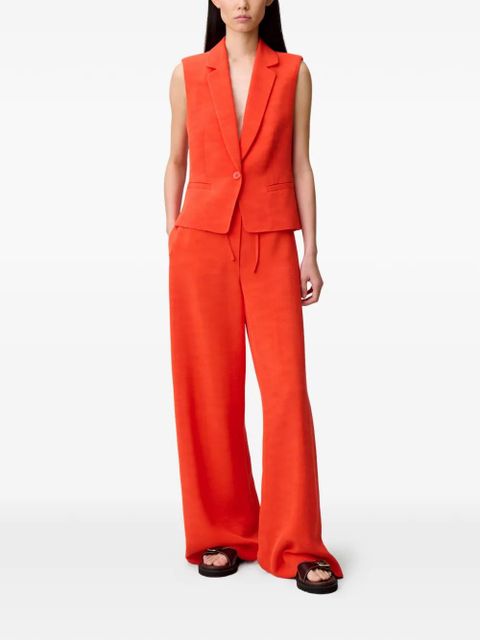 Claudie Pierlot button-fastening tie-back waistcoat - Orange - zdjęcie produktu nr 2