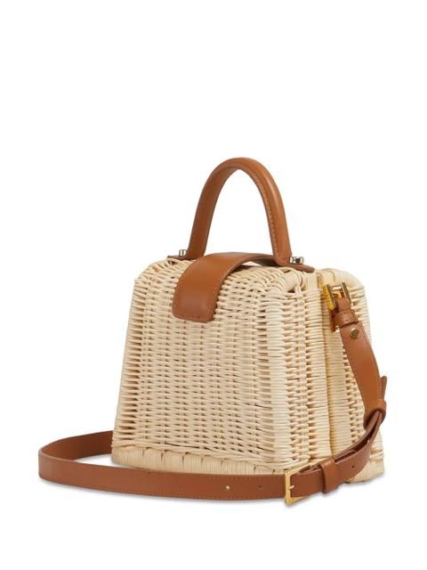 Marni ratan mini bag - White - zdjęcie produktu nr 2