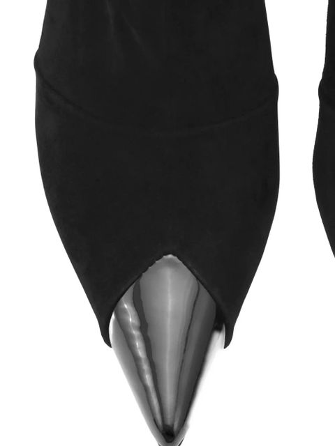 ROTATE BIRGER CHRISTENSEN pointed-toe suede boots - Black