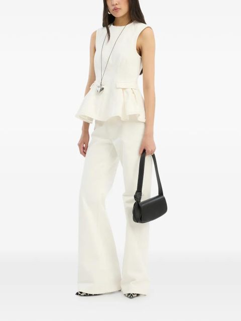 ROTATE BIRGER CHRISTENSEN peplum blouse - Neutrals - zdjęcie produktu nr 2