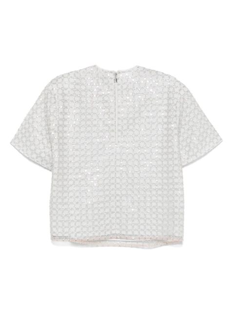 ROTATE BIRGER CHRISTENSEN beaded top - Blue - zdjęcie produktu nr 2