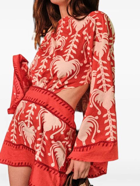 Johanna Ortiz Words of Wisdom dress - Red - zdjęcie produktu nr 2