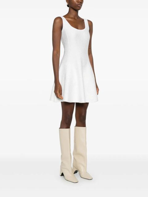 Maje sequin-embellished mini dress - White