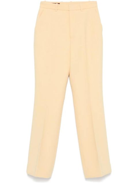 Gucci crepe wool trousers - Yellow - zdjęcie produktu nr 1