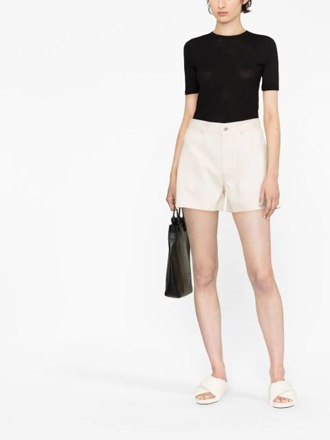 Jil Sander logo-print hem t-shirt - Black - zdjęcie produktu nr 2