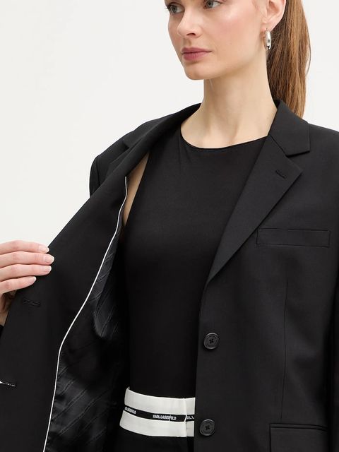 Karl Lagerfeld marynarka z dodatkiem wełny - zdjęcie produktu nr 2