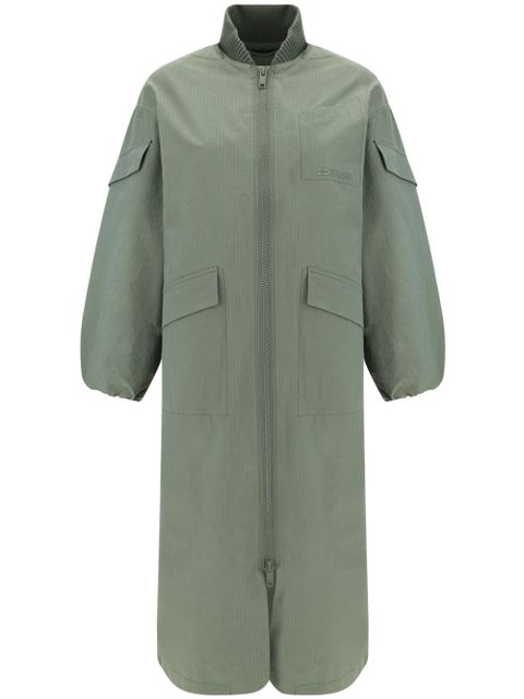GANNI seersucker shell coat - Green - zdjęcie produktu nr 1