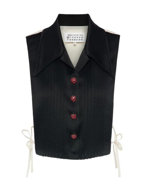 Maison Margiela ladybug button t-shirt - Black - zdjęcie produktu nr 1