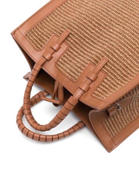 Casadei Baurivage woven tote bag - Brown