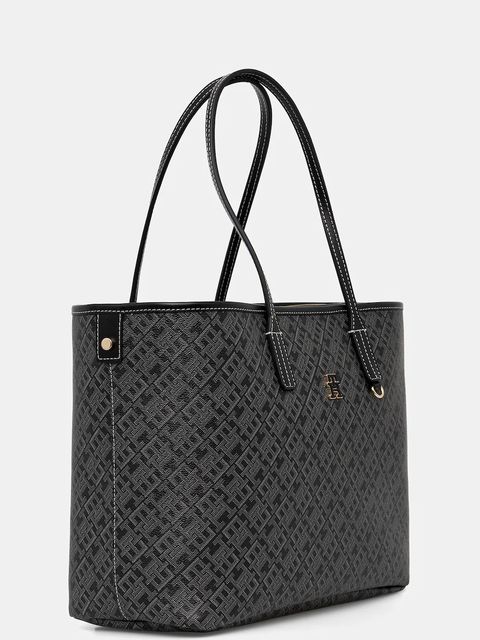 Tommy Hilfiger torebka kolor czarny AW0AW17696 - zdjęcie produktu nr 2