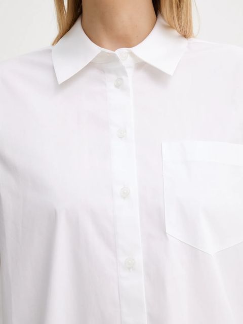 MICHAEL Michael Kors koszula damska kolor biały regular z kołnierzykiem klasycznym MT540TYF4C