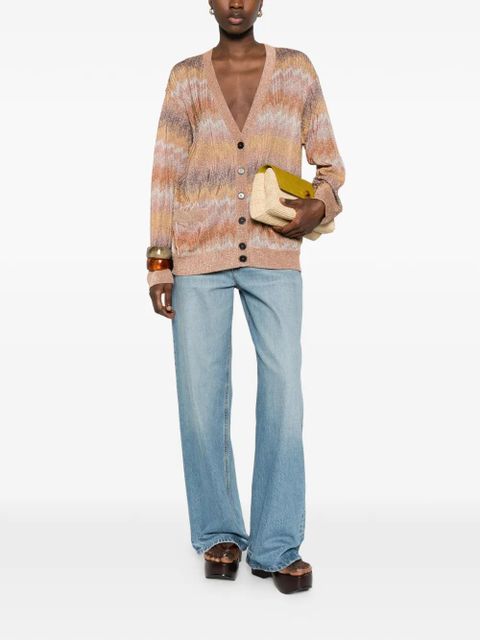Missoni zigzag button cardigan - Brown - zdjęcie produktu nr 2