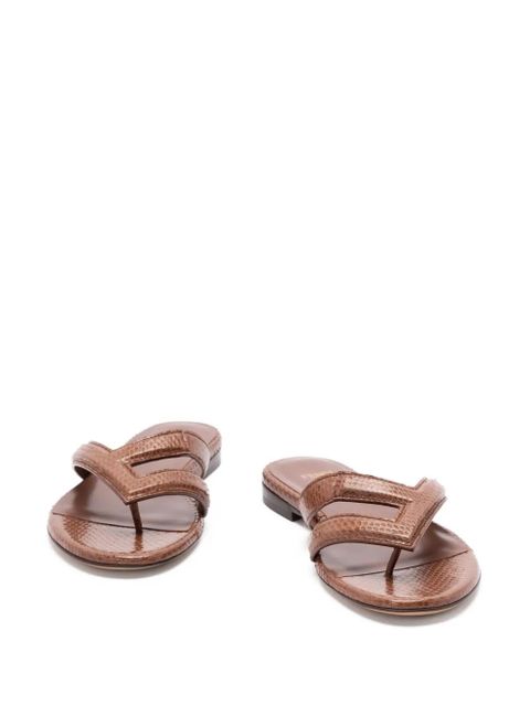 FENDI Fling flat sandals - Brown - zdjęcie produktu nr 2