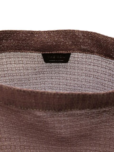 The Row Barn mesh tote bag - Brown
