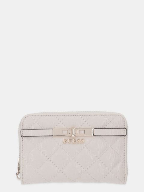 Guess portfel IDRA damski kolor beżowy SWGG81 57140