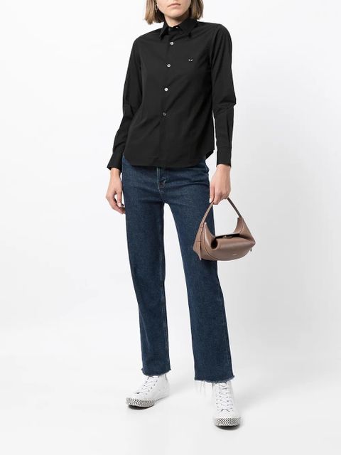 Comme Des Garçons Play-logo longsleeved shirt - Black - zdjęcie produktu nr 2