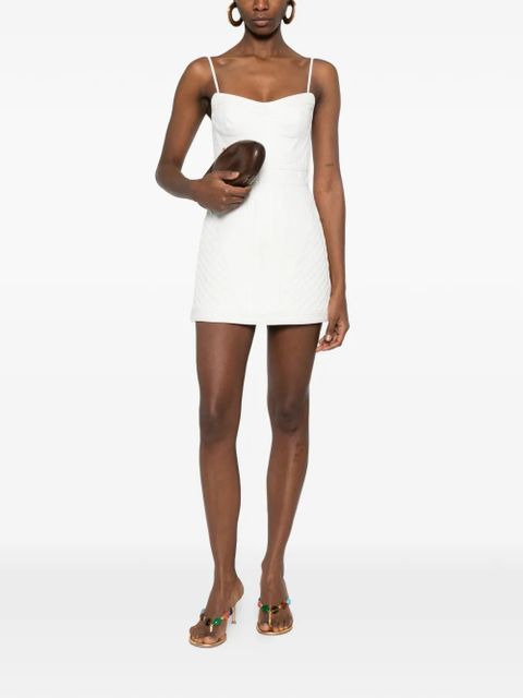 ZIMMERMANN strap structured dress - White