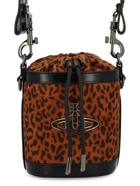 Vivienne Westwood animal-print Orb shoulder bag - Brown - zdjęcie produktu nr 2