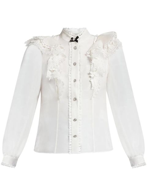 ZIMMERMANN Crush blouse - White - zdjęcie produktu nr 1