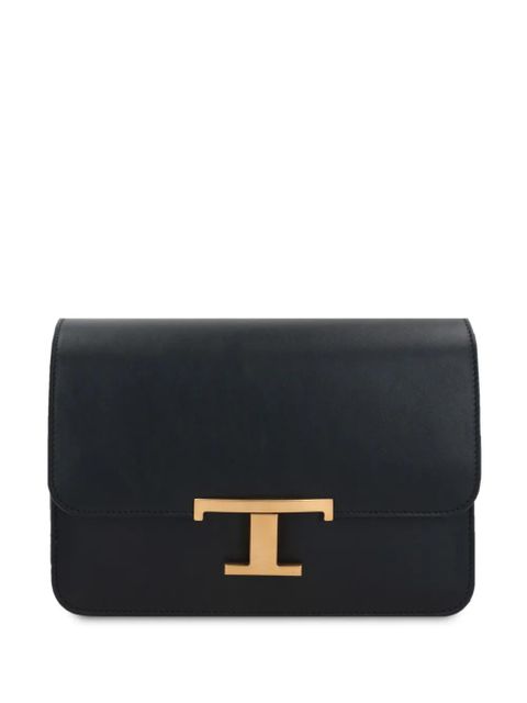 Tod's mini T Timeless leather crossbody bag - Black - zdjęcie produktu nr 1