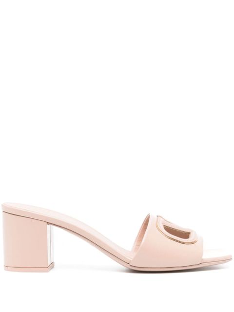 Valentino Garavani 60mm VLogo cut-out sandals - Neutrals - zdjęcie produktu nr 1