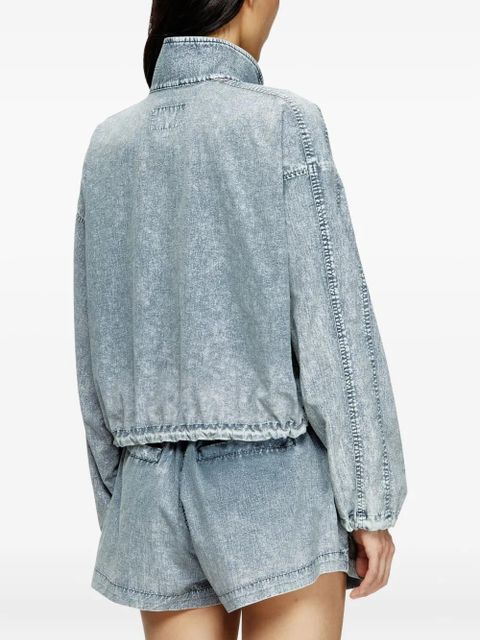 Diesel G-Leam-R1 denim bomber jacket - Blue